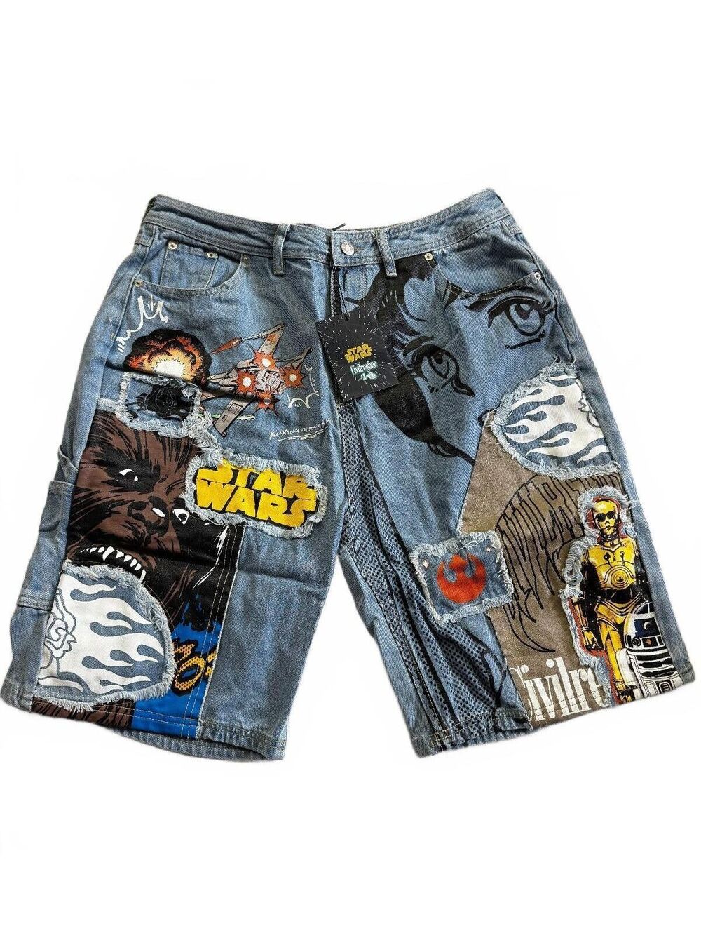 Civil Regime x Star Wars Denim Shorts Size 32
